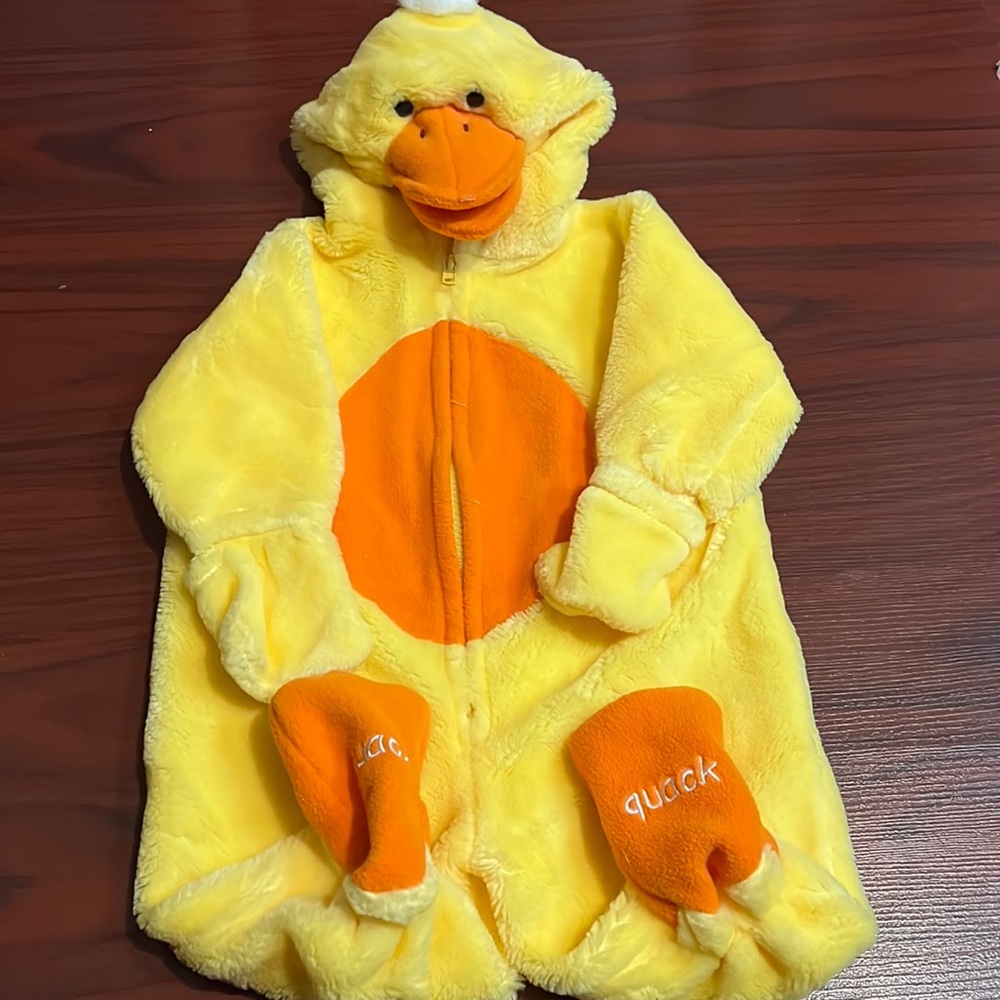 Duck costume 3/6 months